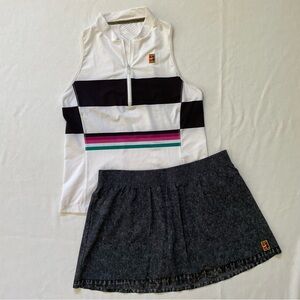Nike NikeCourt Melbourne Collection Tank Top & Skirt Tennis Outfit